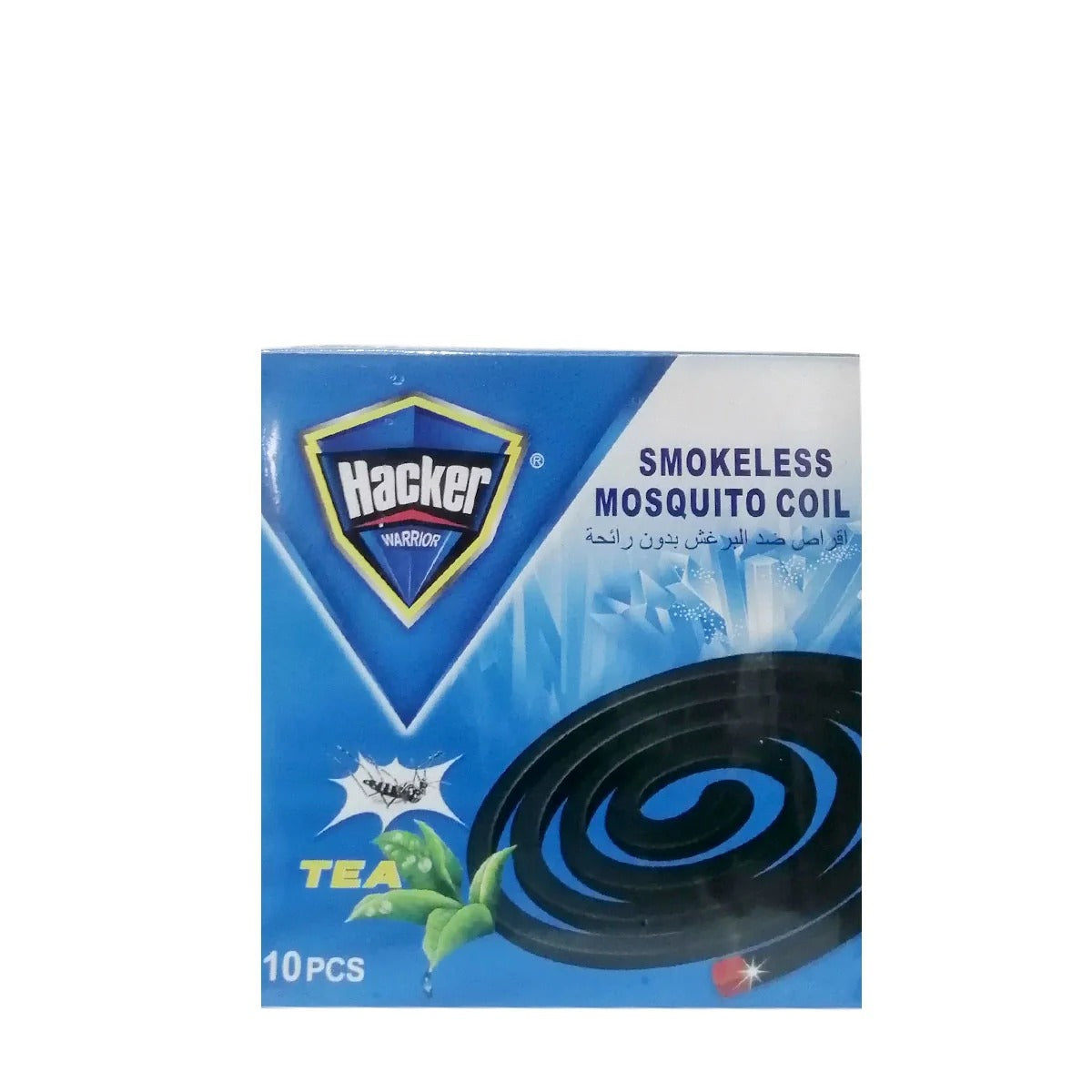 Hacker Warrior Smokeless Mosquito Coil - Tea Scent (10 PCS)