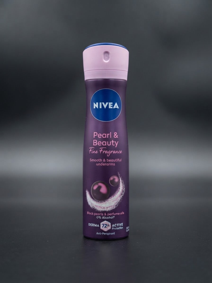 Nivea Pearl and Beauty Fine Fragrance antiperspirant spray can