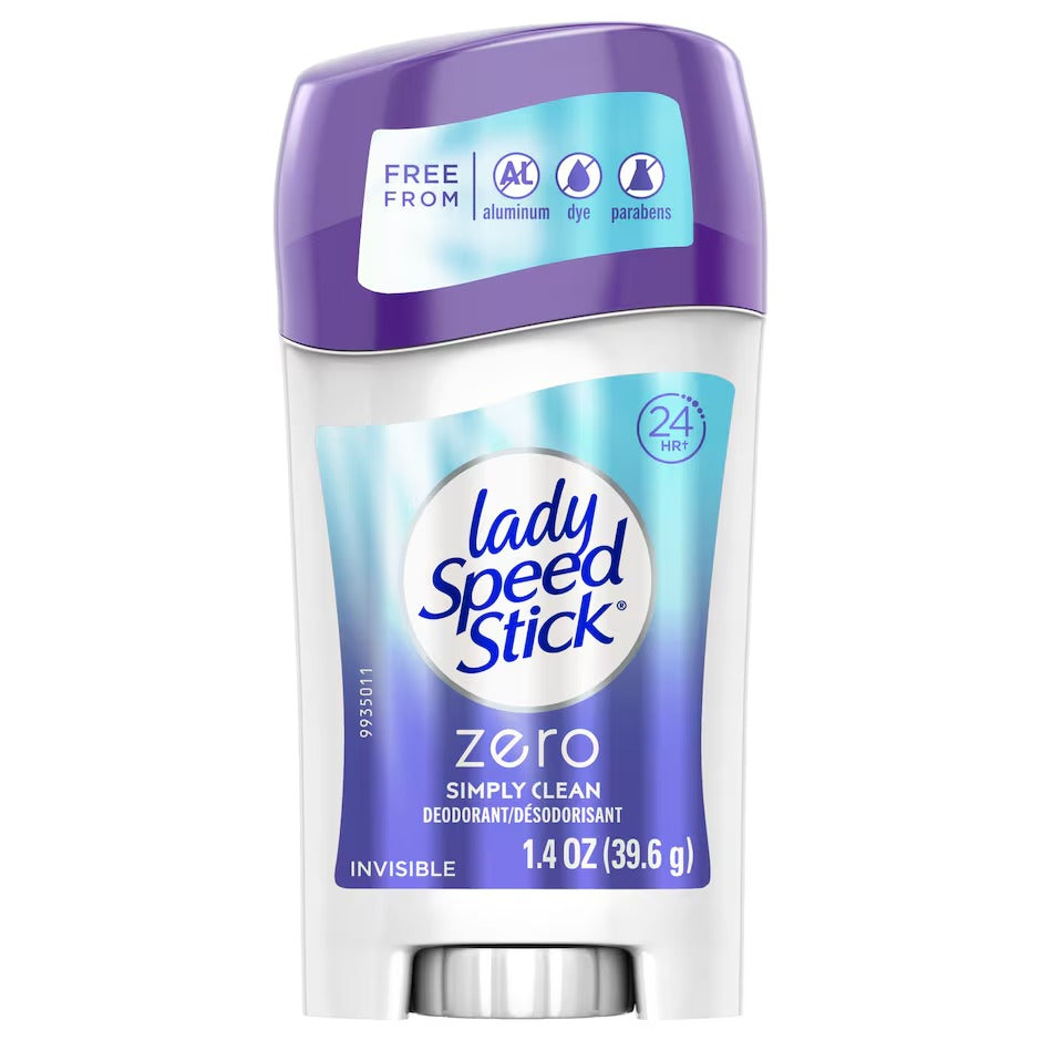 Lady Speed Stick Zero Simply Clean Invisible Deodorant