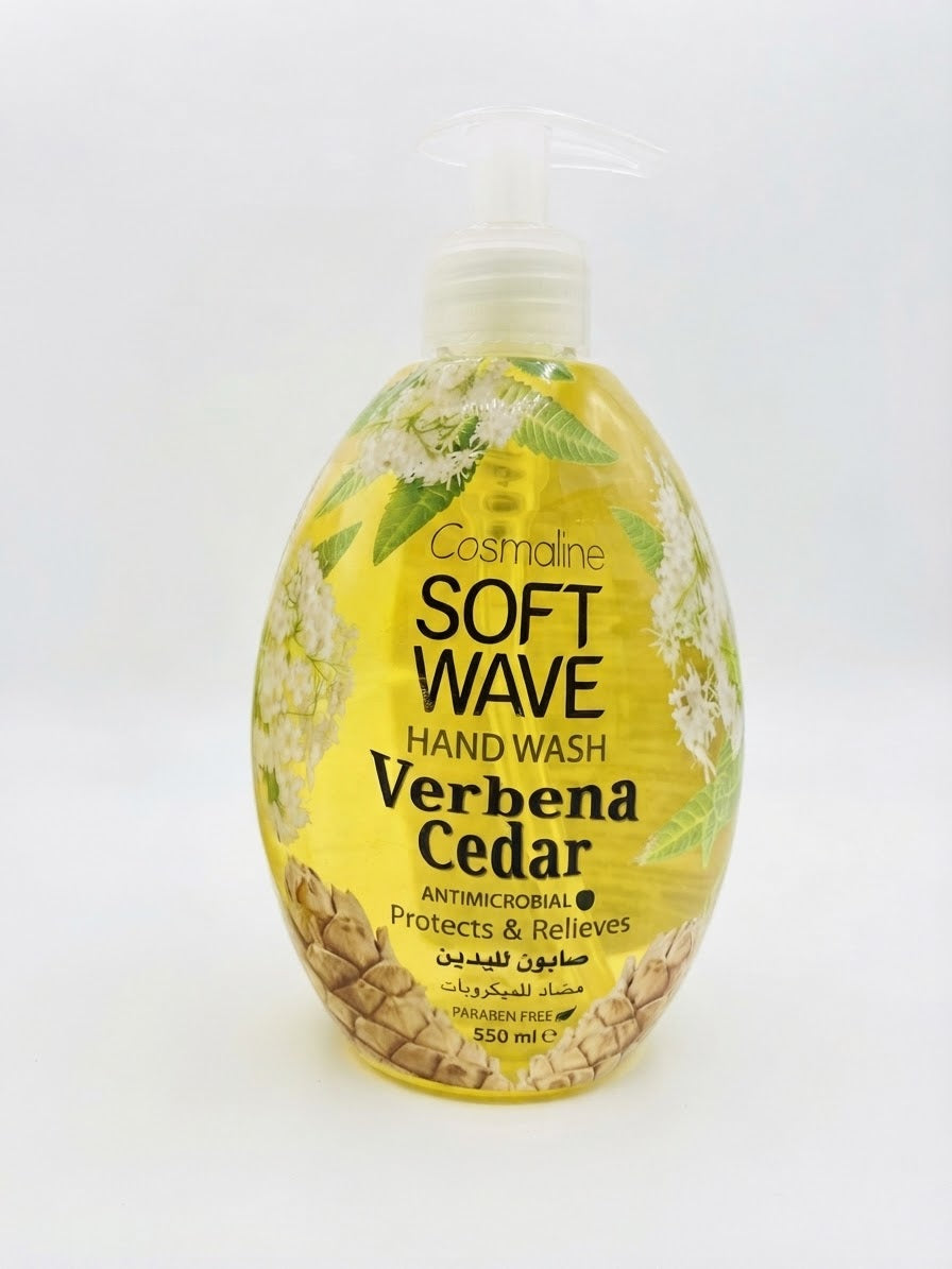 Cosmaline Soft Wave Verbena Cedar Hand Wash – 550 ml