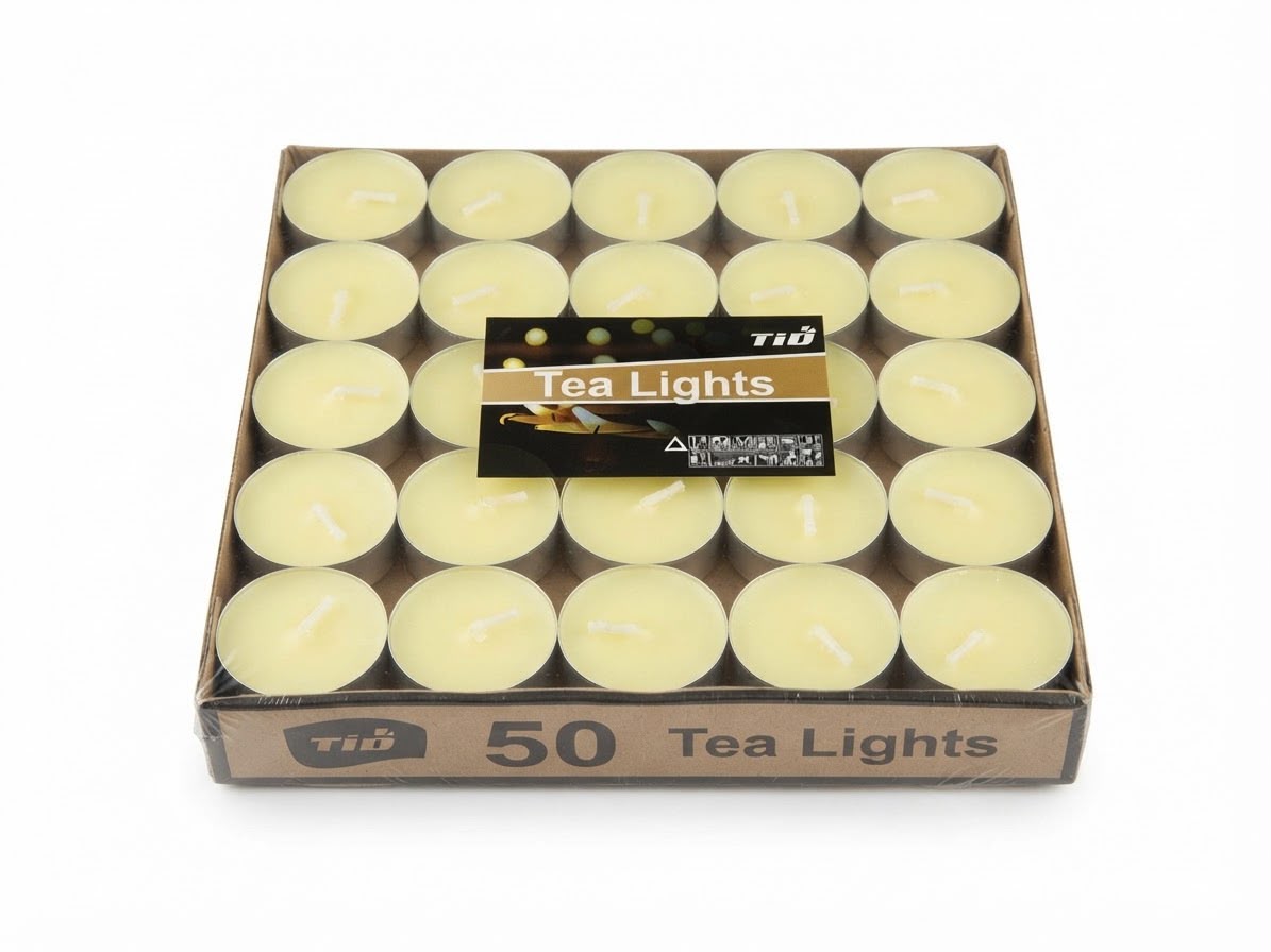 TIB box of 50 tea lights