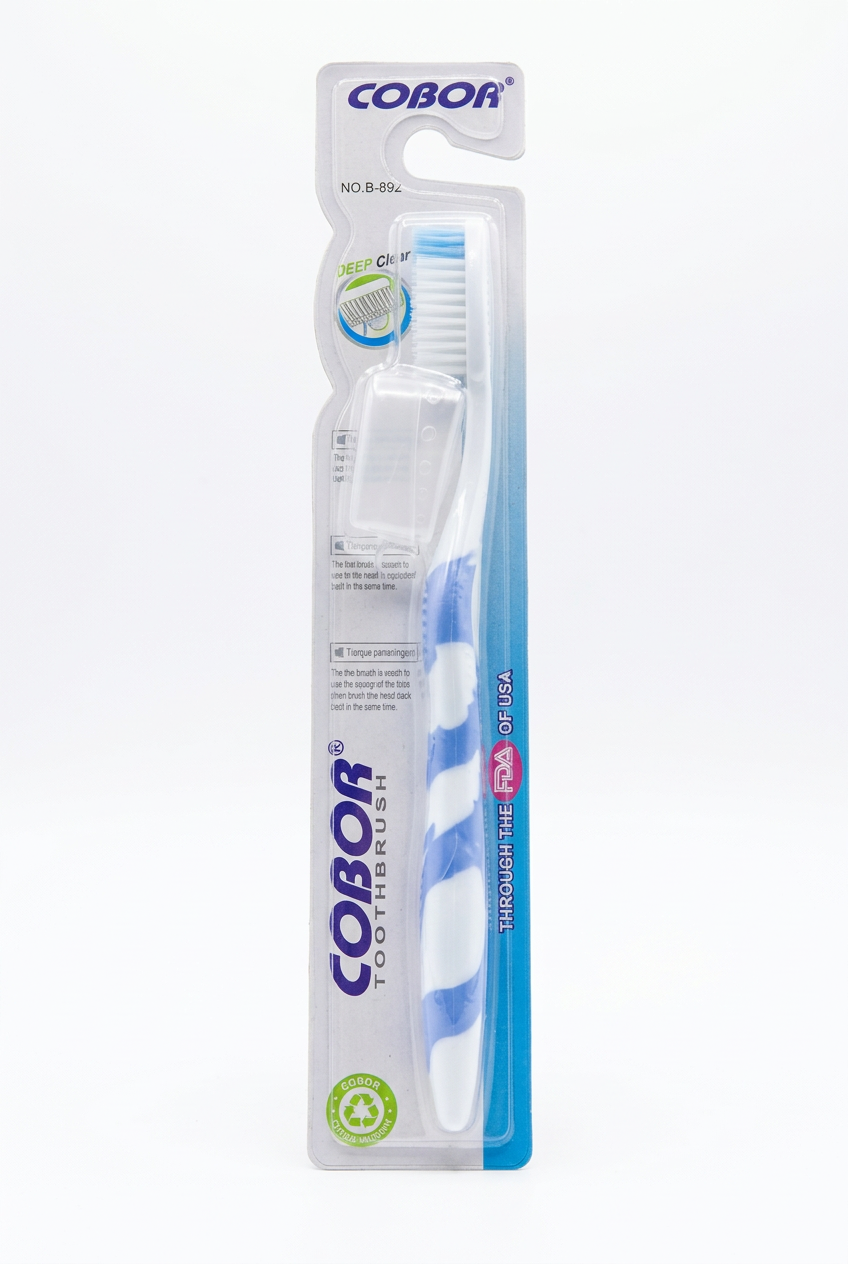 Cobor Toothbrush – Blue & White