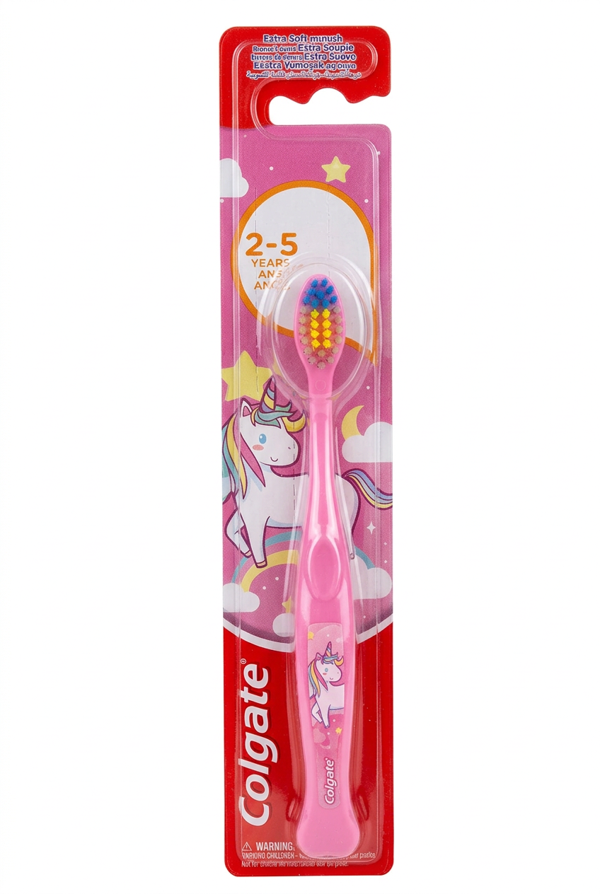 Colgate Kids Extra Soft Toothbrush – Unicorn, Ages 2–5