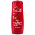 L’Oréal Elvive Colour Protect conditioner in its original red bottle on white background