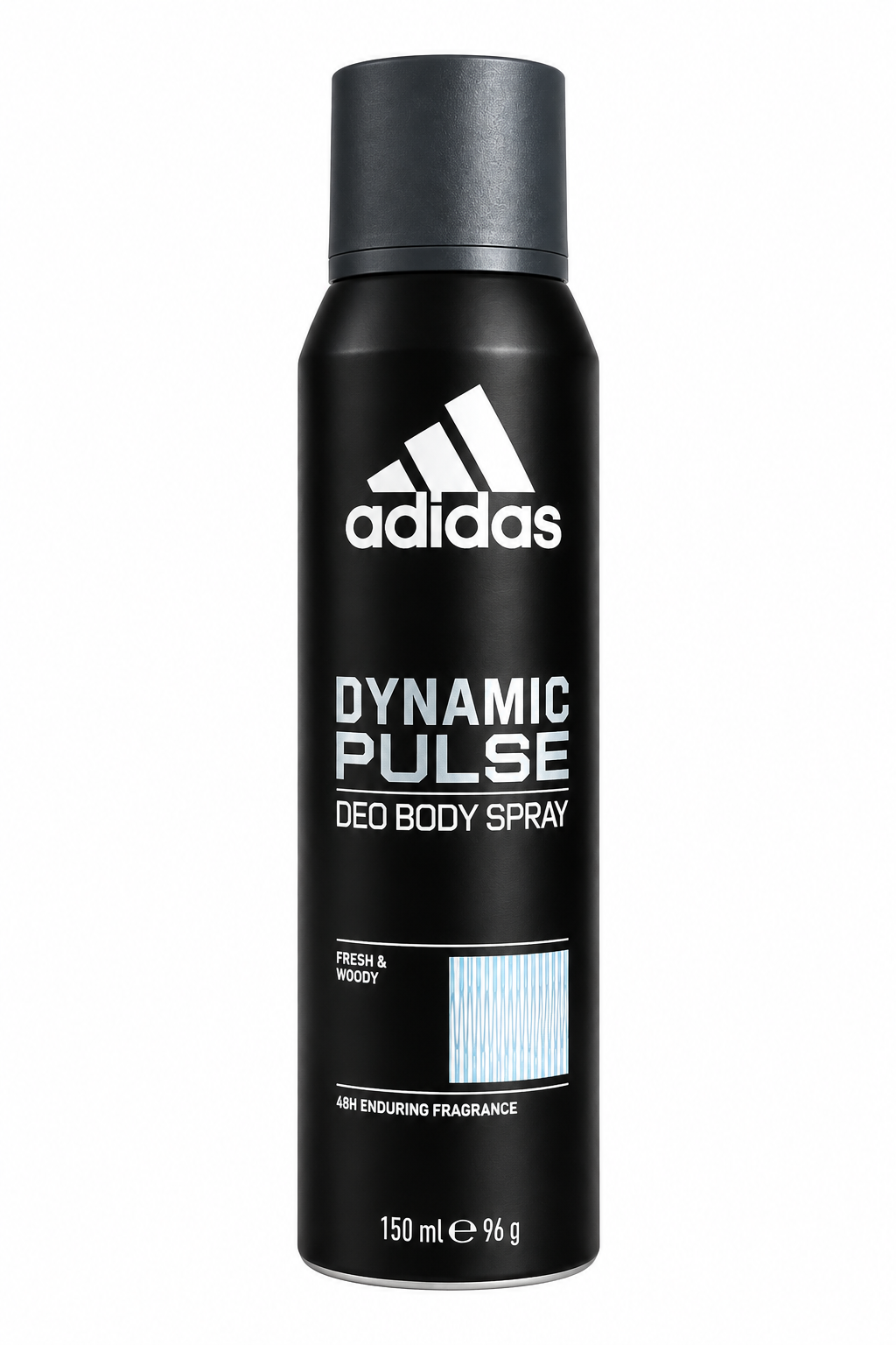 adidas Dynamic Pulse deodorant body spray can on a white background