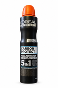 L’Oréal Men Expert Carbon Protect deodorant spray, 250 ml on a white background