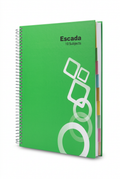 Escada 10-Subject Spiral Notebook – Green