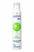 White Lagoon Expert Care Women Soft Refresh deodorant spray can on a white background