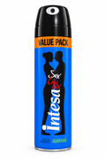 Intesa Sex UniSex Guaranà deodorant spray can on a white background