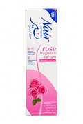 Nair Rose hair removal cream carton with original label layout on white background