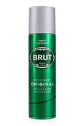 Brut Original deodorant spray can on a white background