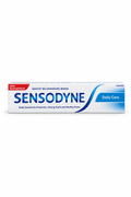 Sensodyne Daily Care toothpaste box on a white background
