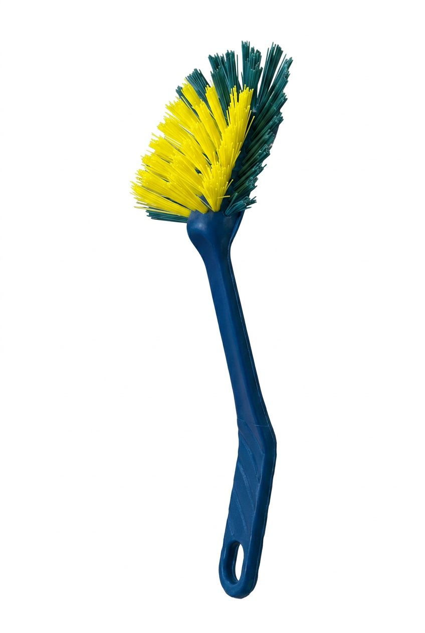 Long-Handle Cleaning Brush – Blue