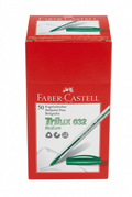 Faber-Castell Trilux 032 Medium Ballpoint Pens, 1.0 mm – Box of 50